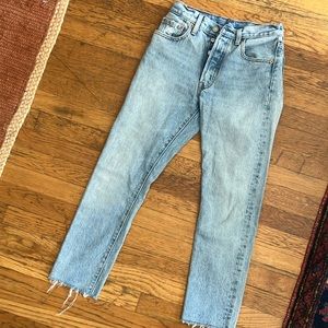 Levi’s 501 skinny high waist denim pants